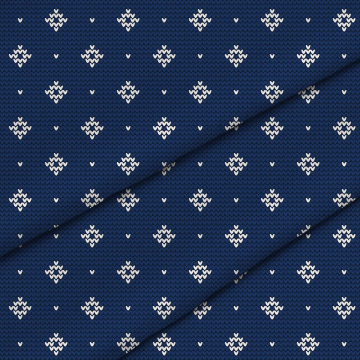 Látka Navy blue Sweater