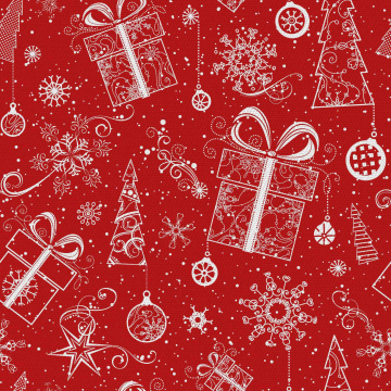 Látka Christmas red