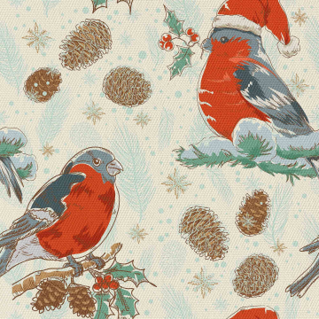 Látka Christmas Bird