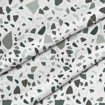 Látka Monochromatic Terrazzo