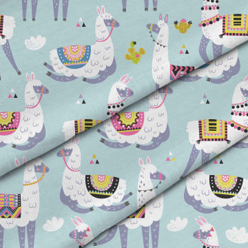 Látka Llama And Cactus