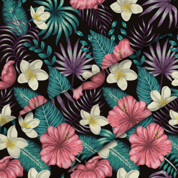 Látka Hawaii Flowers