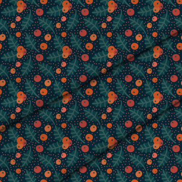 Látka Christmas Berries