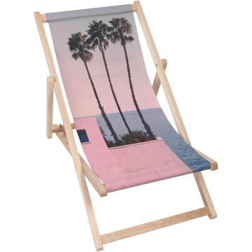 Drevené plážové lehátko Palms City