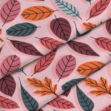 Látka Colorful Leaves