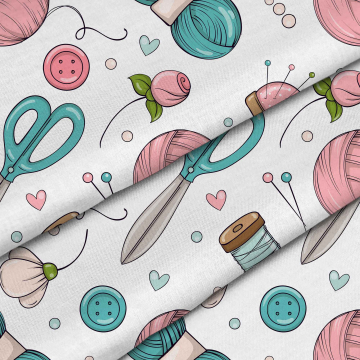 Látka Sewing Love