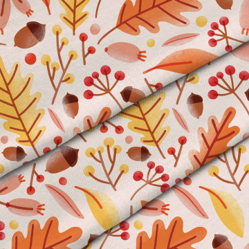 Látka Autumn Leaves