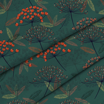 Látka Orange Berries
