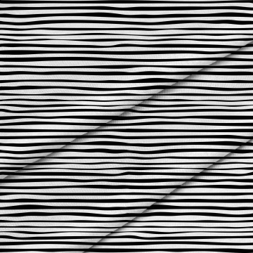 Látka Black Stripes