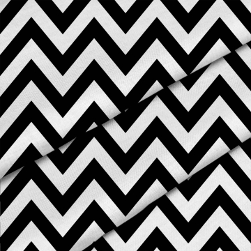 Látka Zig Zag Black