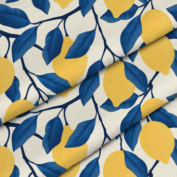 Látka Tropical Lemons
