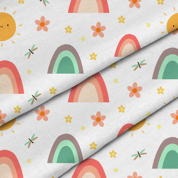 Látka Rainbow and Sun