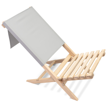 Skladacie plážové kreslo Pale Grey