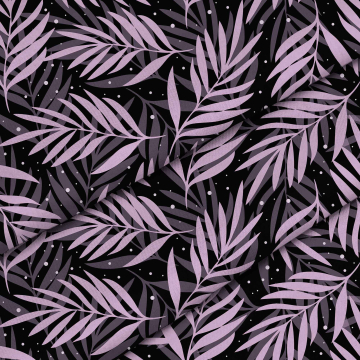 Látka Palm Leaves in the Night