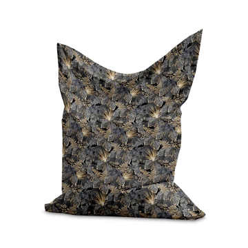 Sedací vak Pillow Dark Tropical Plants
