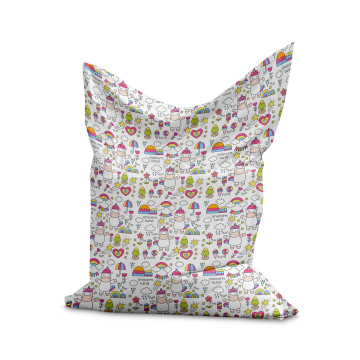 Sedací vak Pillow Unicorn Land