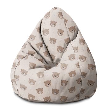 Sedací vak Pearshape Cute Bear