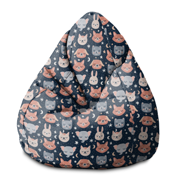 Sedací vak Pearshape Sleeping Animals