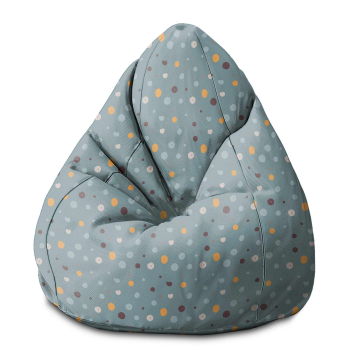 Sedací vak Pearshape Colorful Dots
