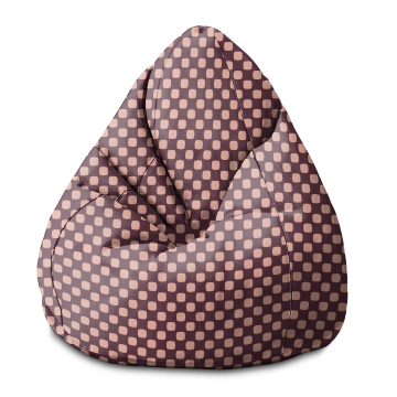 Sedací vak Pearshape Geometric Squares
