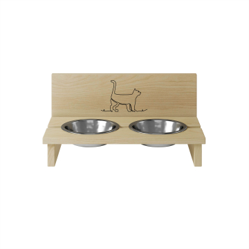 Stojak na miskę dla kota Lines Cat