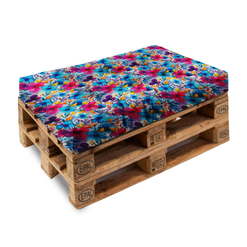 Vankúš na sedadlo z palety Big Flowers