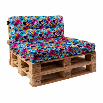 Súprava vankúšov z paliet Big Flowers