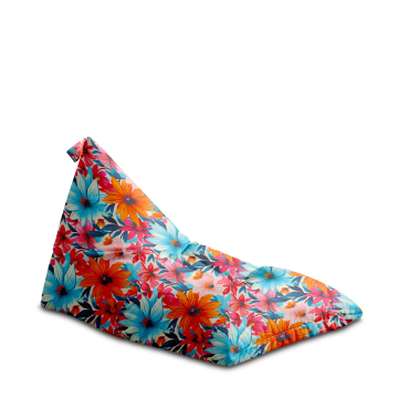 Sedací vak Triangle Blossoms