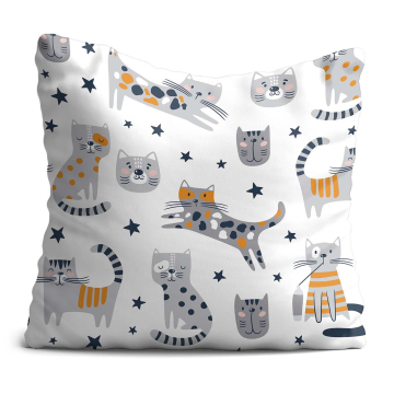 Vankúš Cartoon Funny Cats