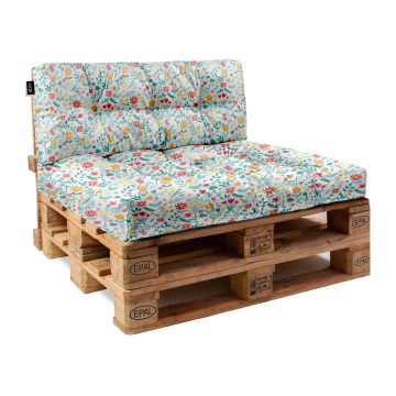 Súprava vankúšov z paliet Floral Adventure