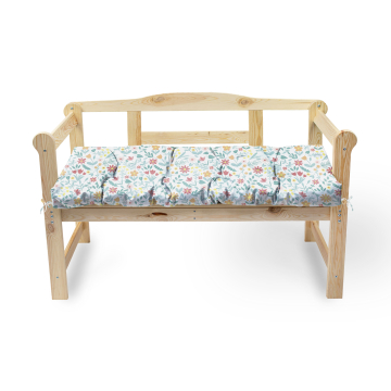 Vankúš na sedenie pre záhradnú lavičku Floral Adventure