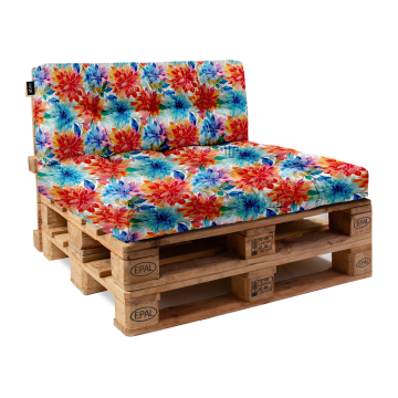 Súprava vankúšov z paliet Floral Background