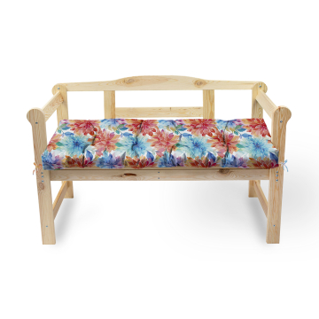 Vankúš na sedenie pre záhradnú lavičku Floral Background