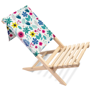 Skladacie plážové kreslo Floral Elegance
