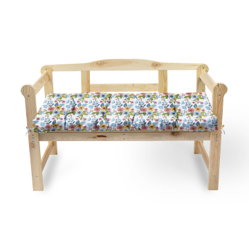 Vankúš na sedenie pre záhradnú lavičku Floral Fantasy