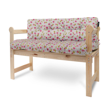 Sada vankúšov na záhradnú lavičku Magical Garden