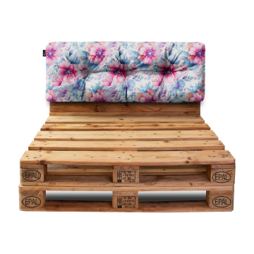 Vankúš na operadlo palety Pastel Flowers