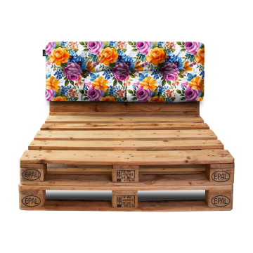 Vankúš na operadlo palety Petals in the Sun