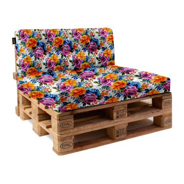 Súprava vankúšov z paliet Petals in the Sun