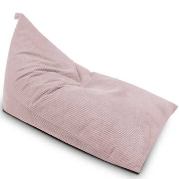 Sedací vak Triangle Silver Pink