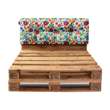 Vankúš na operadlo palety Small Spring Flowers