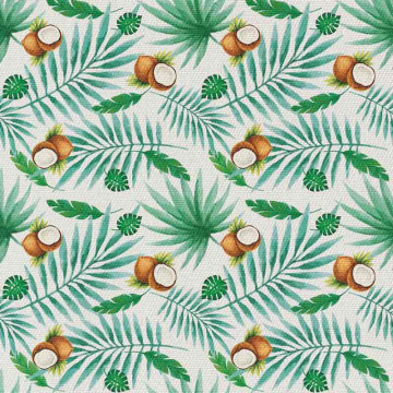Látka Coconuts With Bright Greens