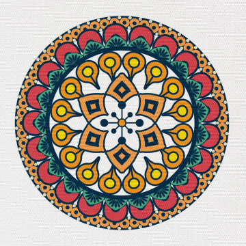 Látka Boho wheel