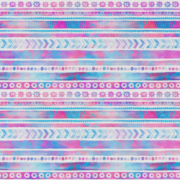 Látka Blue-pink pattern