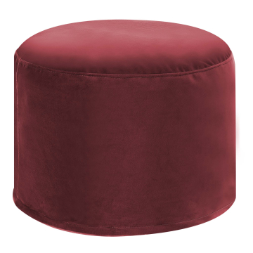 Sedací vak okruhlá podnožka Riviera Burgundy