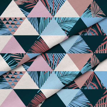 Látka Exotic Triangle Pastel