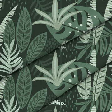 Látka Tropical Green Jungle