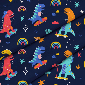 Látka Skater Dinosaurs