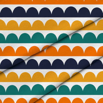 Látka Abstract Half Dots