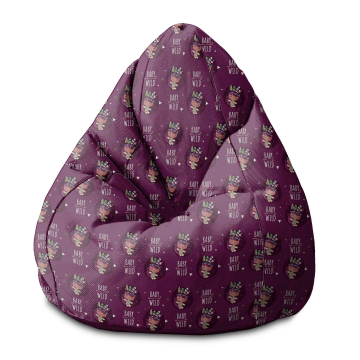Sedací vak Pearshape Baby Wild